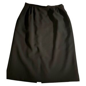 Austin Reed 100% Wool Black A-Line Skirt 
Made in USA Size 14